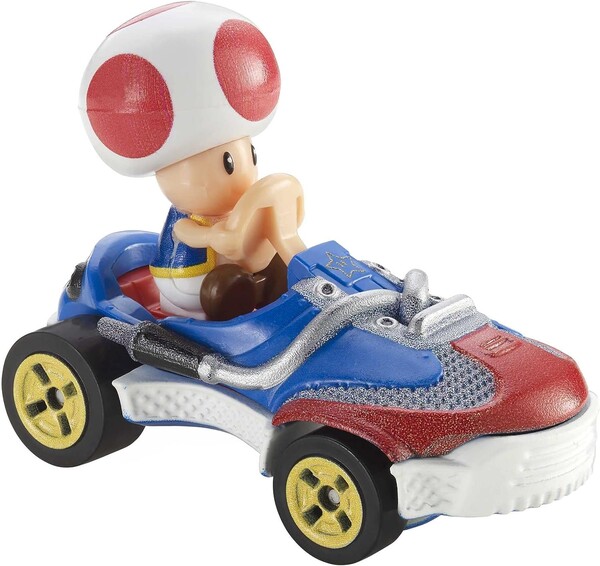 Kinopio, Mario Kart 8, Mattel, Pre-Painted, 1/64